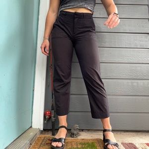 Athleta crop black pants